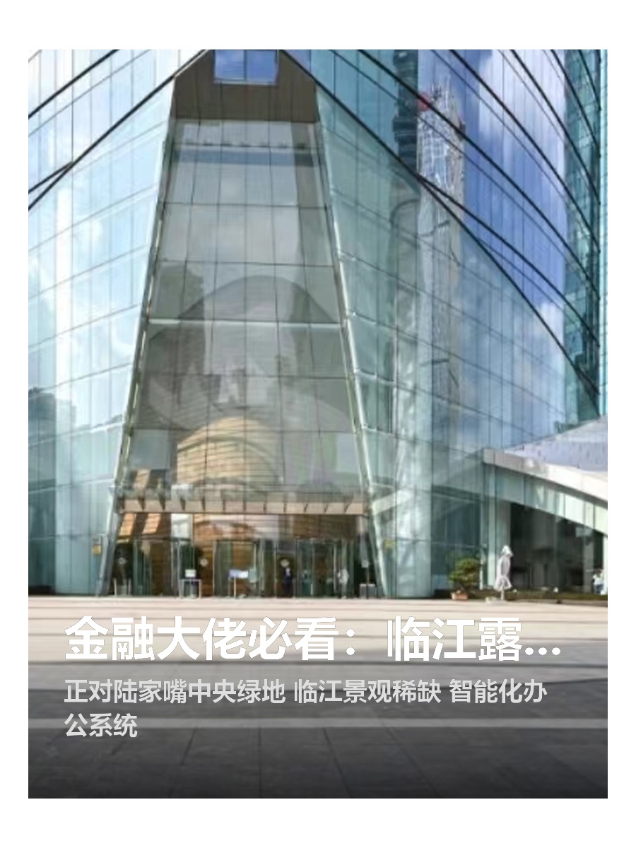 金融大佬必看：临江露台俯瞰陆家嘴