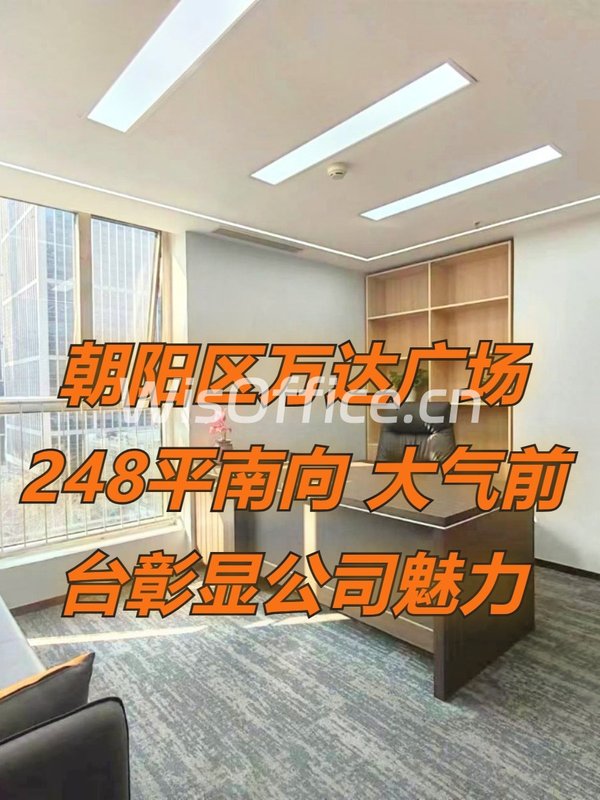 朝阳区万达广场248平南向4隔断 - 首图