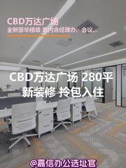CBD万达广场 280平 新装修 拎包入住 - 缩略图 1