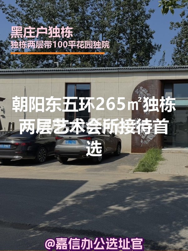 黑庄户双桥西路 | 独栋两层 | 花园独院？ - 首图