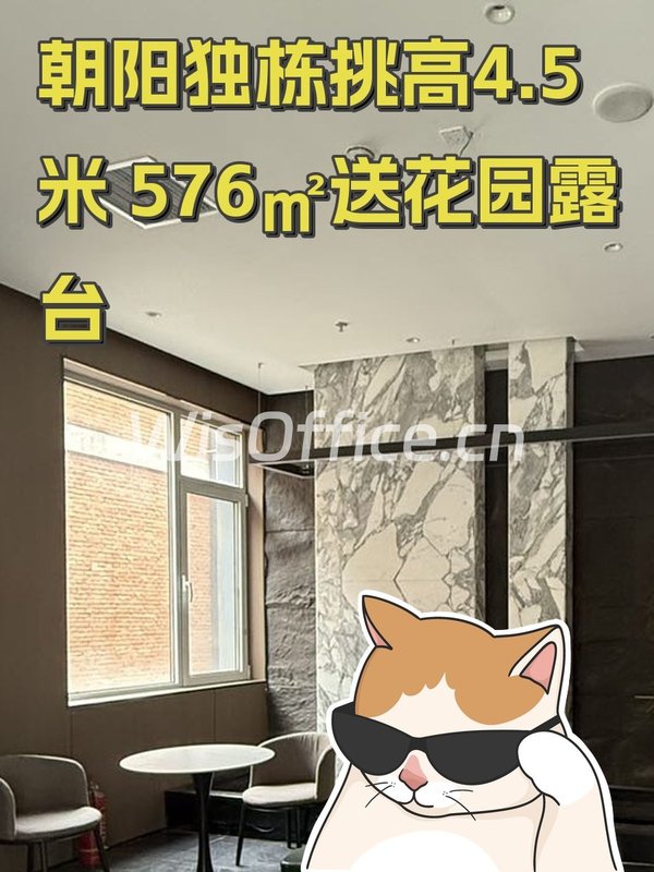 朝阳独栋挑高4.5米 576㎡送花园露台 - 首图