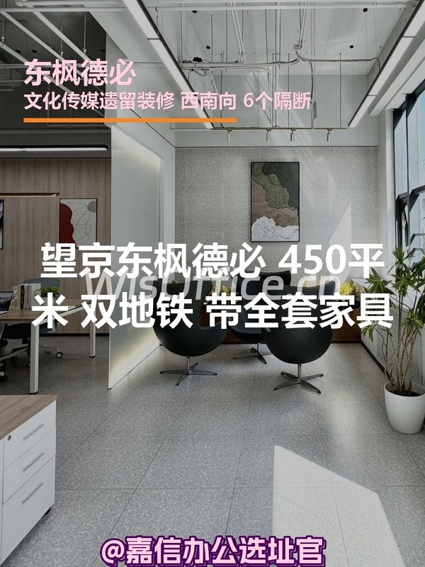 东枫德必 450平米 双地铁 带全套家具 - 首图