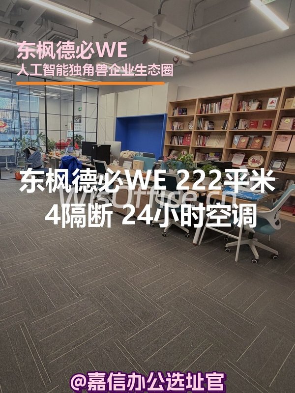 东枫德必WE 222平米 独栋新装 4隔断 - 首图
