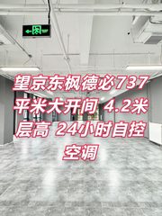 望京东枫德必737平米大开间 4.2米层高 - 缩略图 1