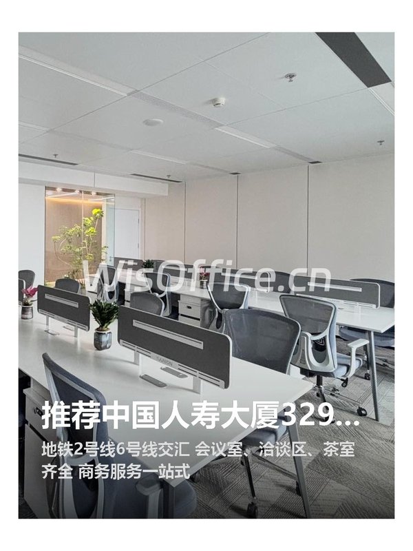 推荐中国人寿大厦329平双地铁精装办公 - 首图