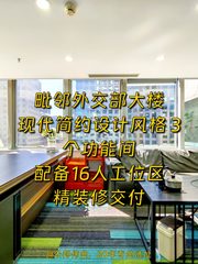 朝阳门核心区 247㎡ 现代办公空间 - 缩略图 1