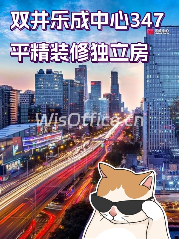 双井乐成中心347平精装修独立房 - 首图
