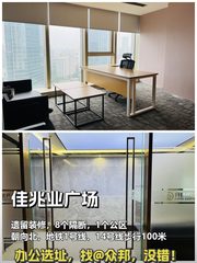 大望路佳兆业广场499.9平遗留装修8隔断双地铁 - 缩略图 1
