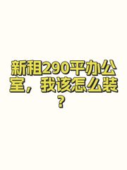 新租290平办公室，我该怎么装？ - 缩略图 1
