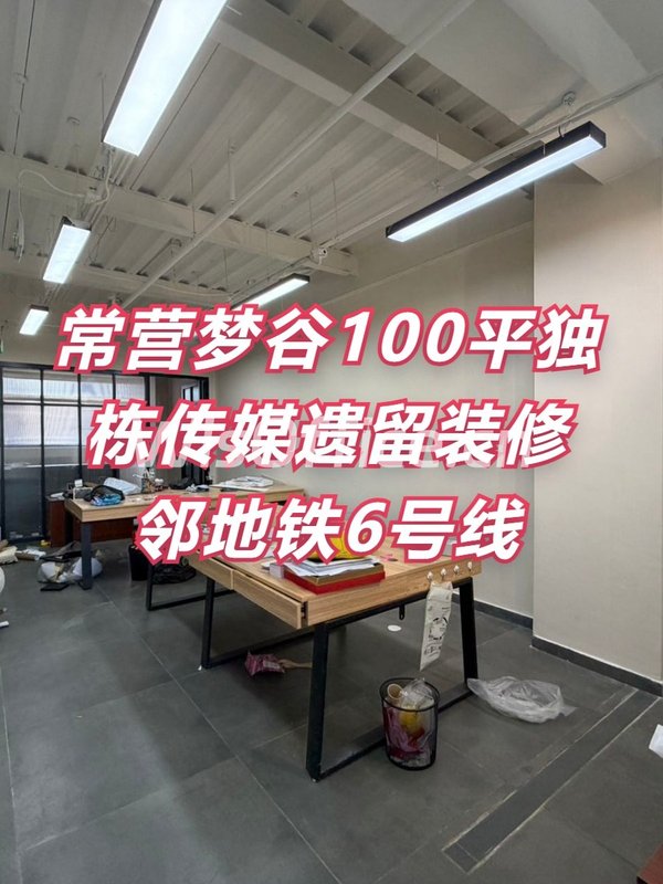 常营梦谷100平独栋传媒遗留装修 邻地铁6号线 - 首图