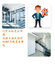 350平灵活空间，团队扩容不换地 - 缩略图 1