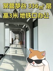 常营梦谷 336㎡ 层高3米 地铁口办公 - 缩略图 1