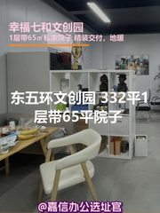 幸福七和文创园 | 1层带院子 | 精装现房？ - 缩略图 1