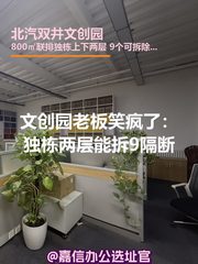文创园老板笑疯了：独栋两层能拆9隔断 - 缩略图 1