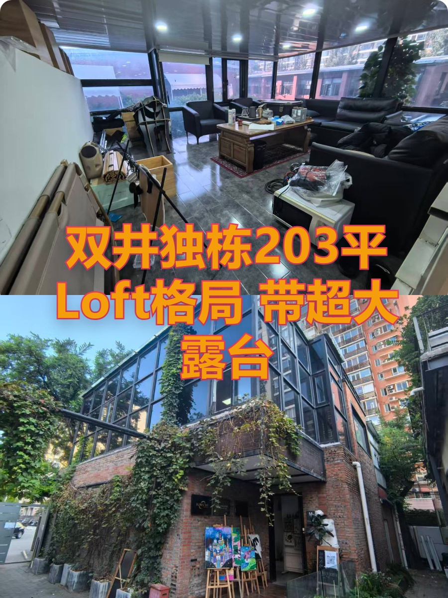 双井独栋203平 Loft格局 新出带露台