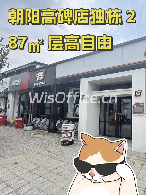 朝阳高碑店独栋 287㎡ 层高自由 - 首图