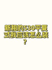 新租的530平复式我应该怎么装？ - 缩略图 1
