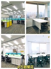 朝阳南银大厦 341㎡ 遗留装修 西向采光 - 缩略图 1