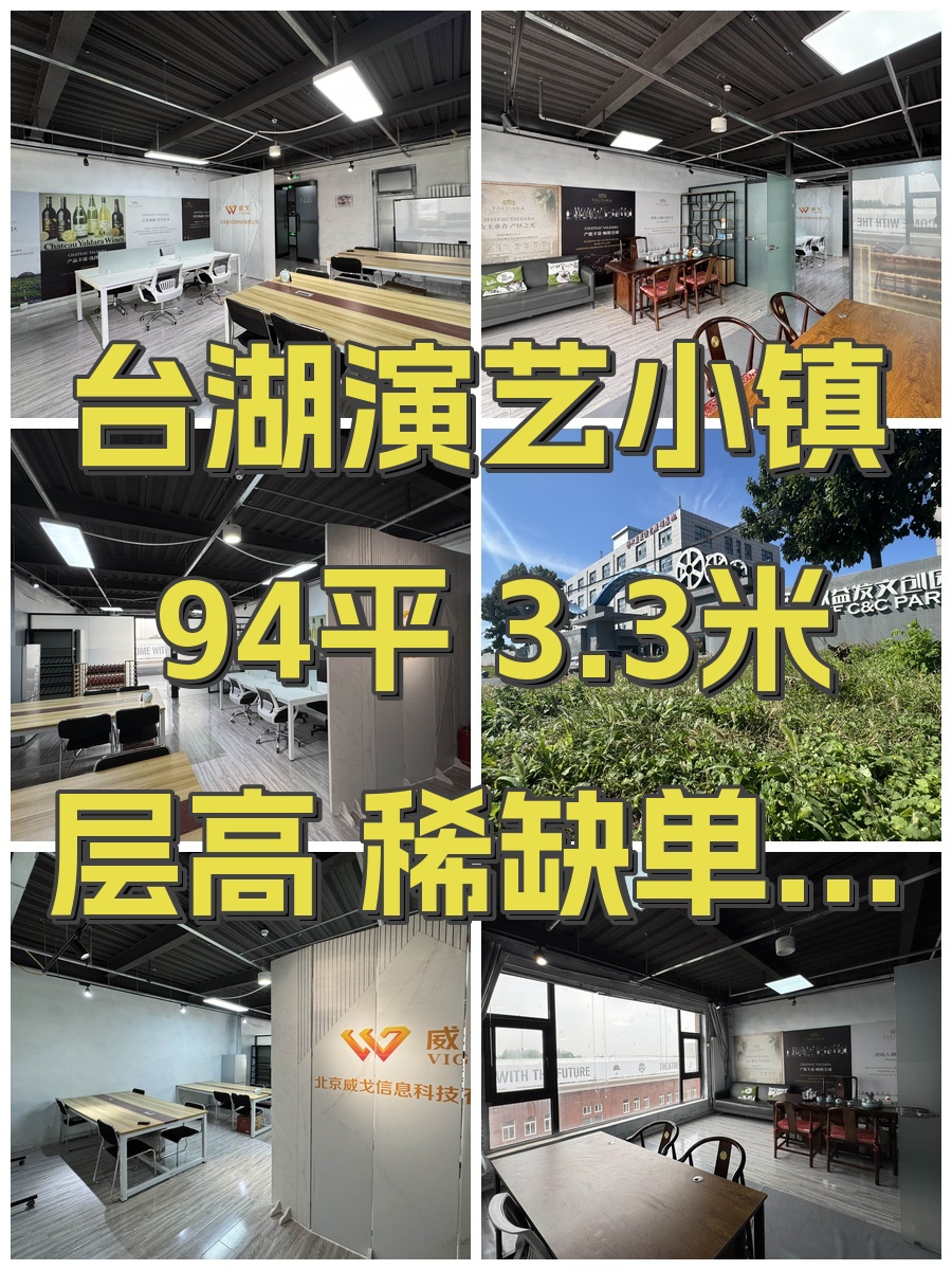 台湖演艺小镇 94平 3.3米层高 稀缺单元
