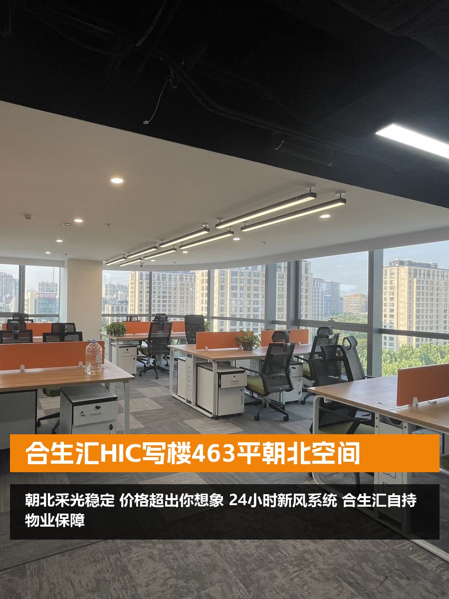 合生汇HIC写楼463平朝北空间