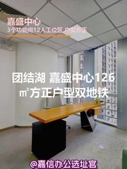 嘉盛中心126㎡方正户型双地铁 - 缩略图 1