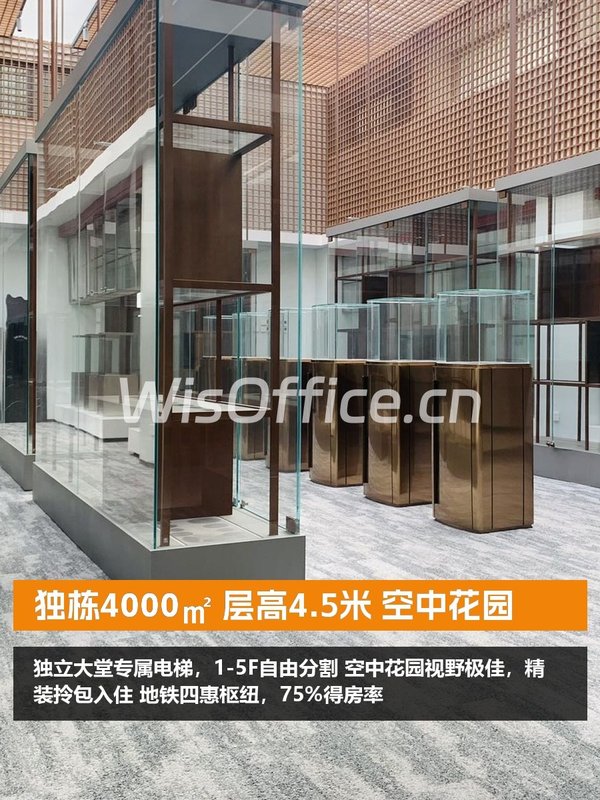 独栋4000㎡ 层高4.5米 空中花园 - 首图