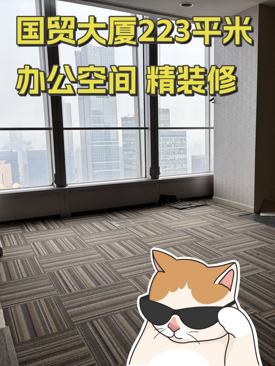 国贸大厦223平米办公空间