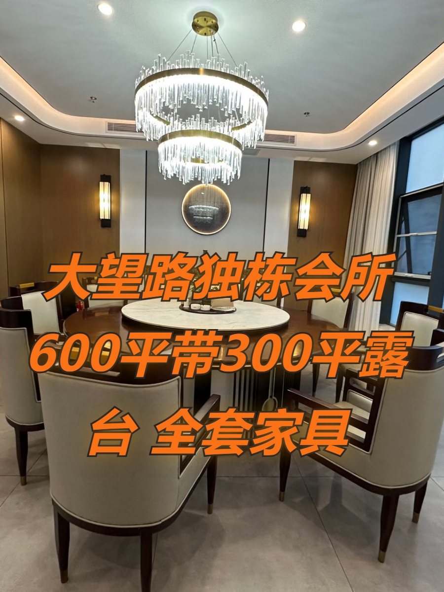 大望路独栋600平 带露台 全套家具