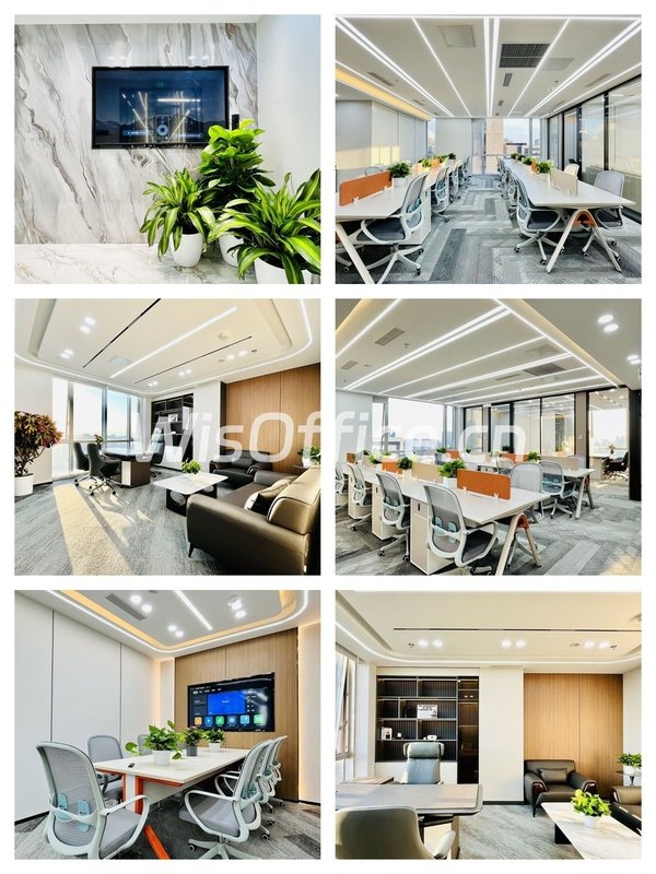 光华路CBD 336㎡高区办公 层高3.2米 - 首图