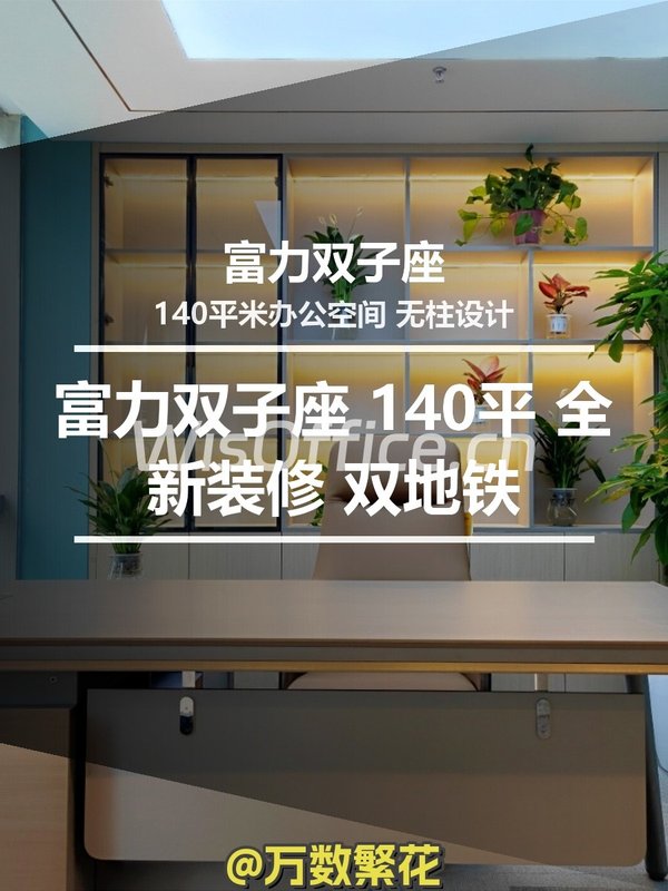 富力双子座 140平 全新装修 双地铁 - 首图