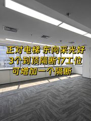 富力双子座222平新装修办公空间 - 缩略图 1