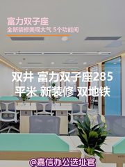 富力双子座285平米 新装修 落地窗 - 缩略图 1