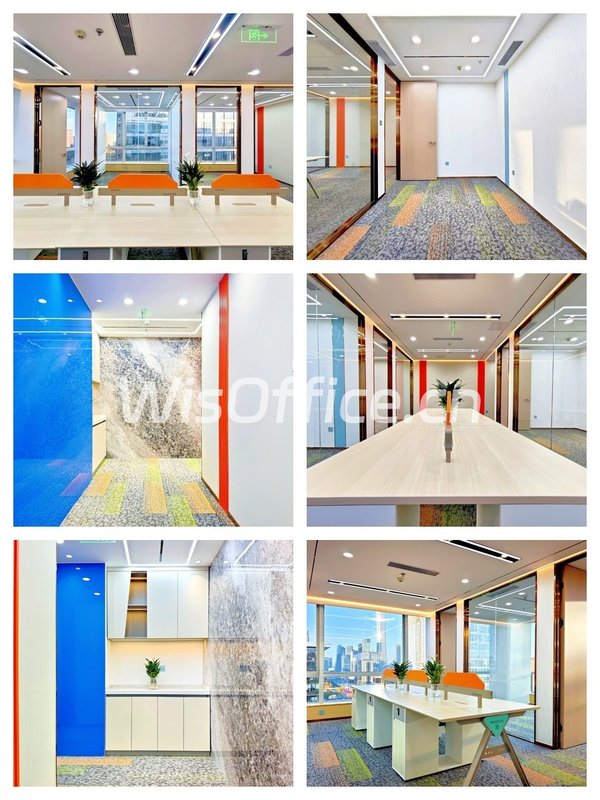 富力双子座185平落地窗办公 - 首图