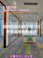 富力双子座185平米落地窗新装修 - 缩略图 1