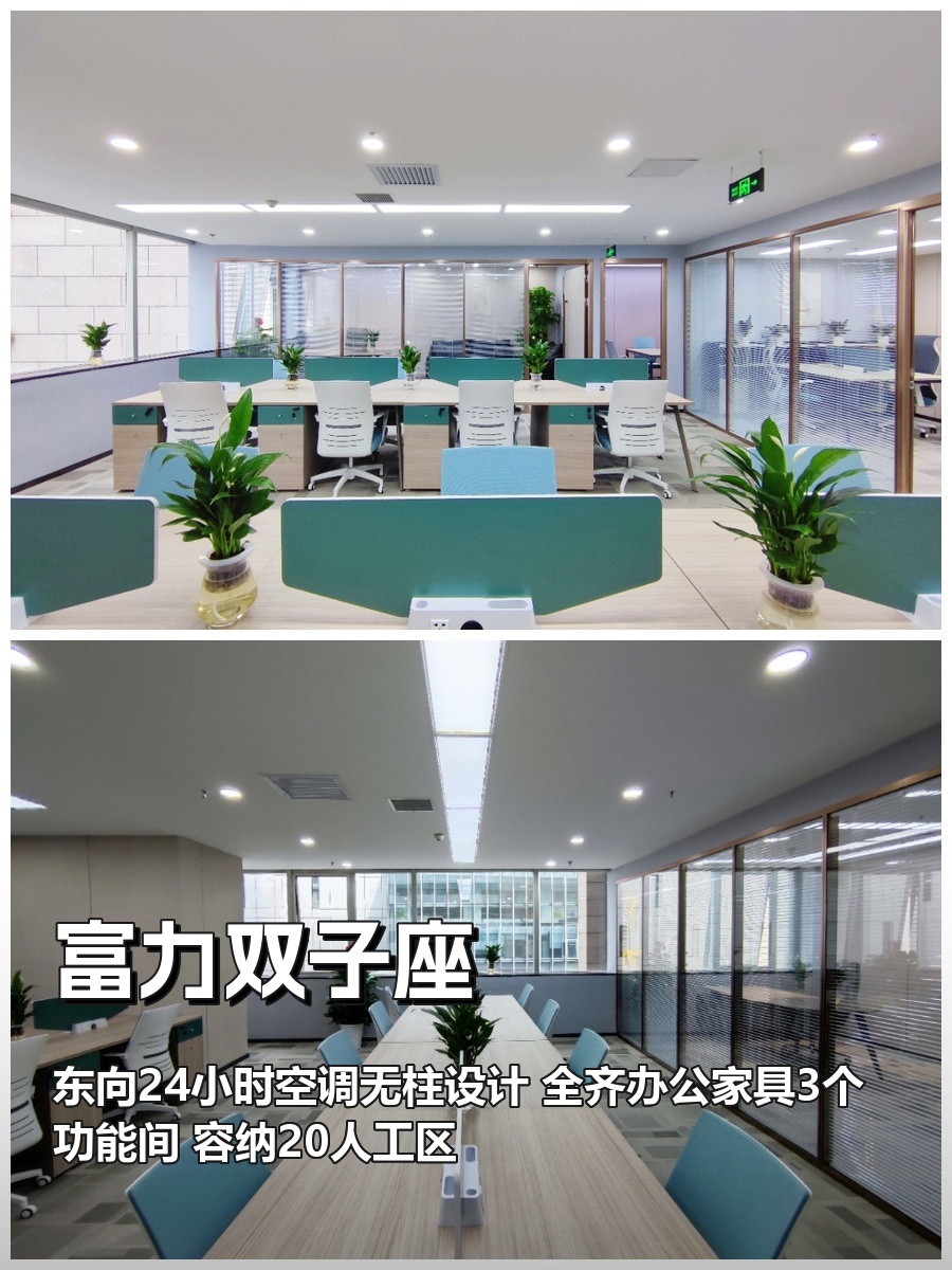 推荐富力双子座200平全新装修3功能间