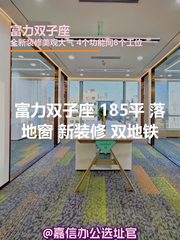 富力双子座 185平米 落地窗 新装修 - 缩略图 1