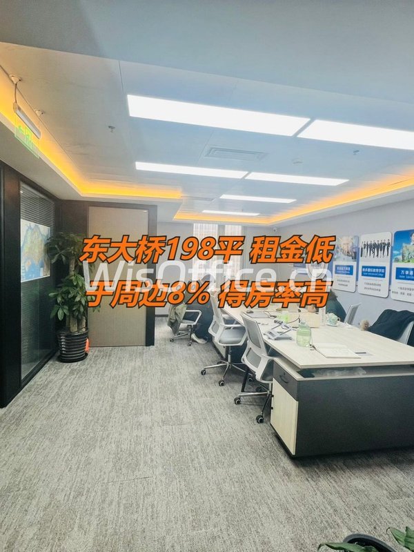 东大桥198平米 租金低于周边8% 得房率高 - 首图