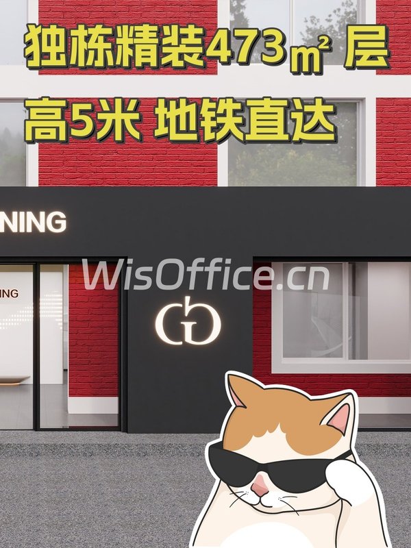 独栋精装473㎡ 层高5米 地铁直达 - 首图