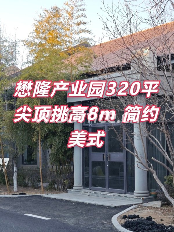 懋隆产业园320平 尖顶挑高8m 简约美式 - 首图