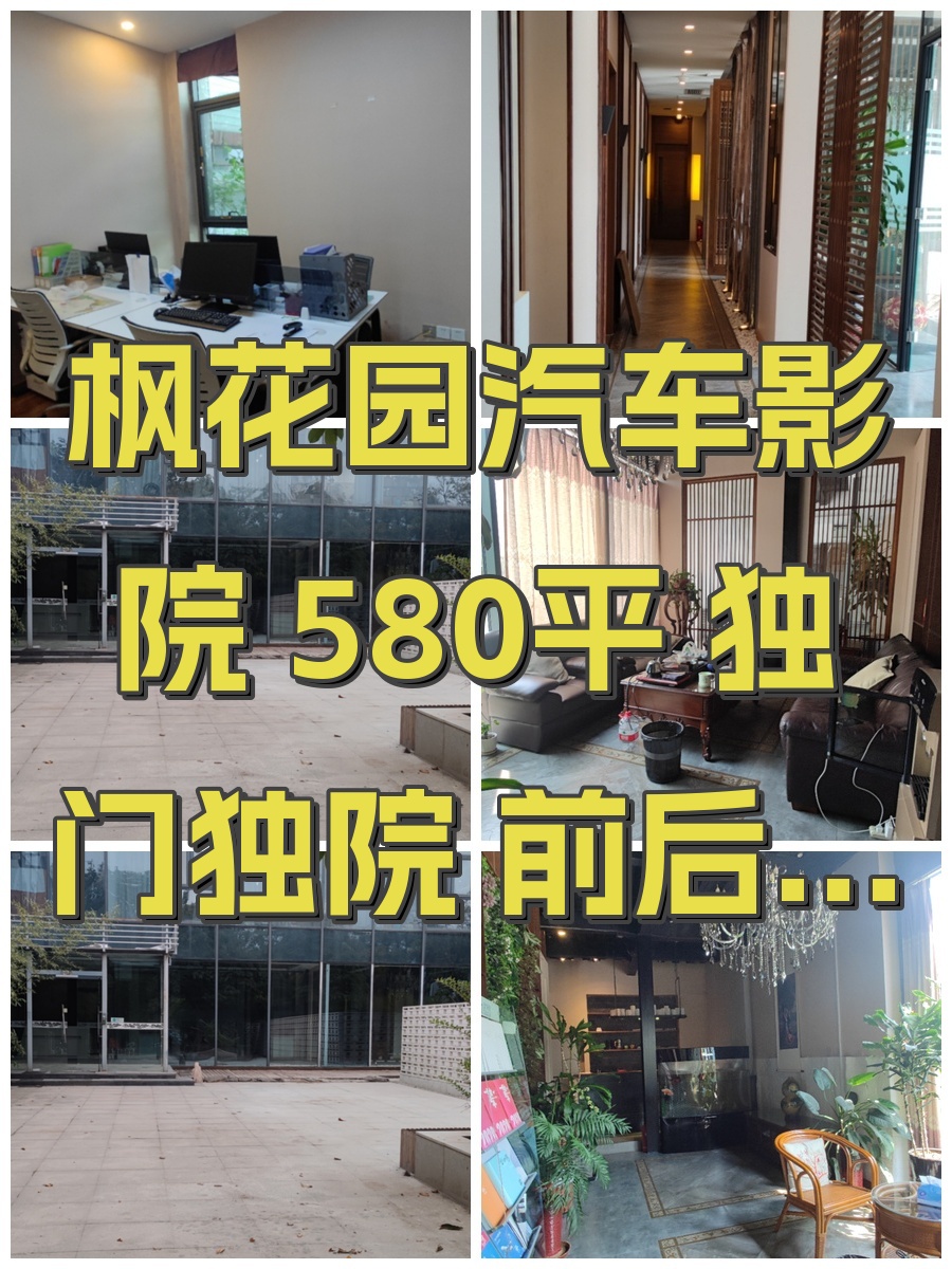 枫花园汽车影院 580平 独门独院 前后院