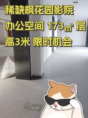 稀缺枫花园影院办公空间 173㎡ 层高3米 限时机会 - 缩略图 1