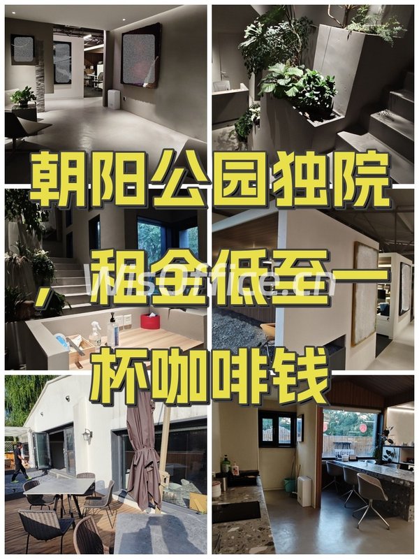 朝阳公园独院，租金低至一杯咖啡钱 - 首图