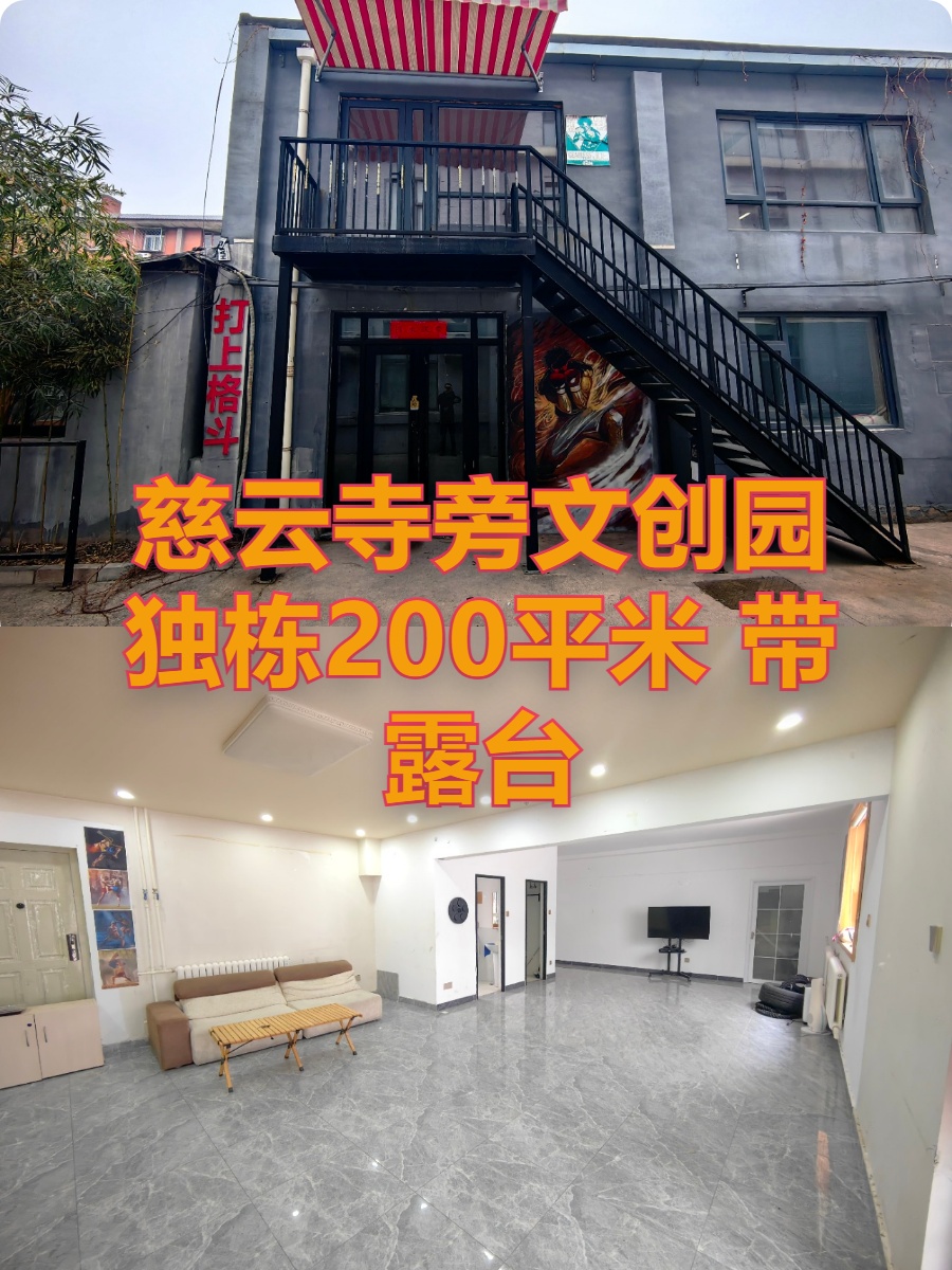 树院文创园 独栋200平米 带露台