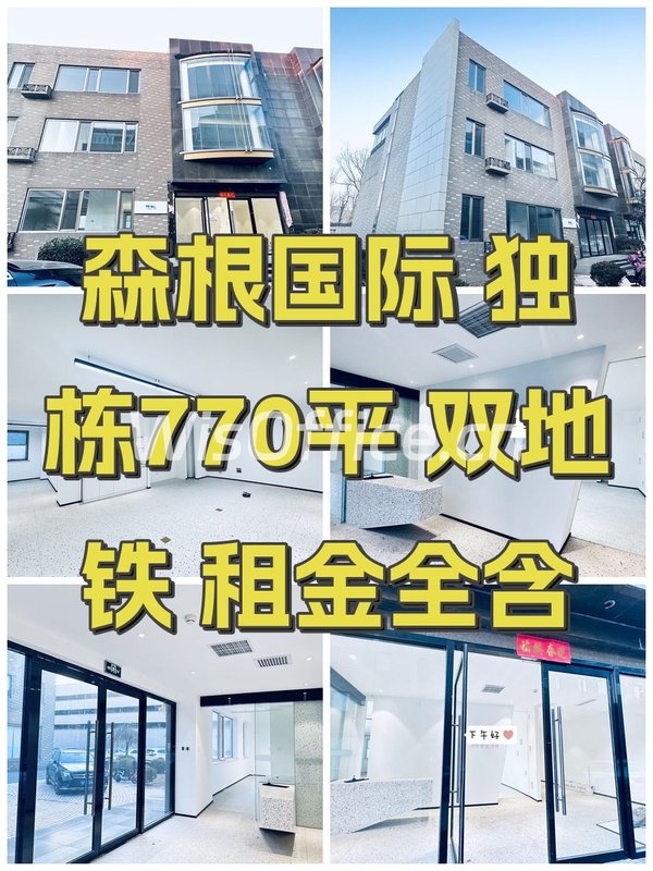 森根国际 独栋770平 双地铁 租金全含 - 首图