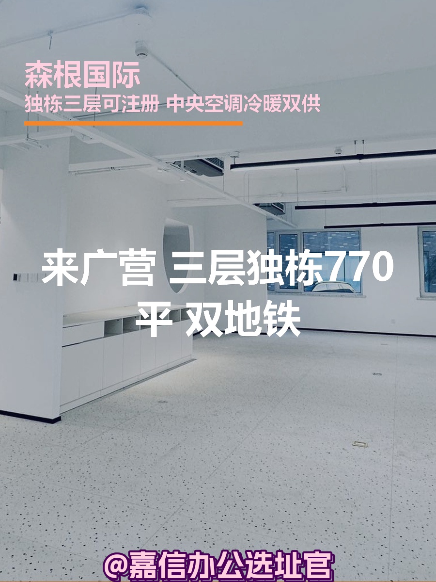 森根国际 独栋770平 双地铁