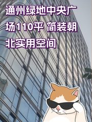 通州绿地中央广场110平 简装朝北实用空间 - 缩略图 1