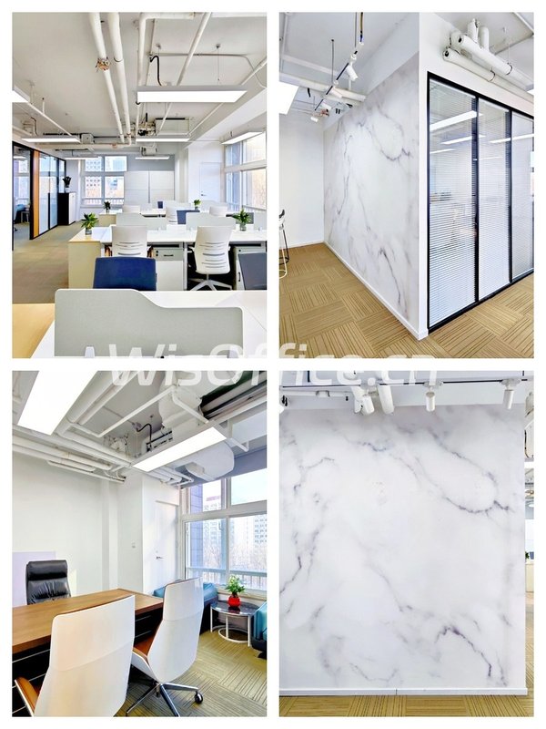 瑞辰国际中心 | 117平新装工位，地铁3/10号线旁？ - 首图