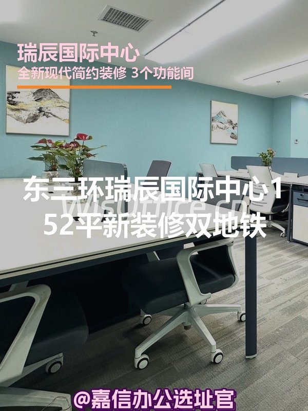 瑞辰国际中心152平新装修双地铁 - 首图