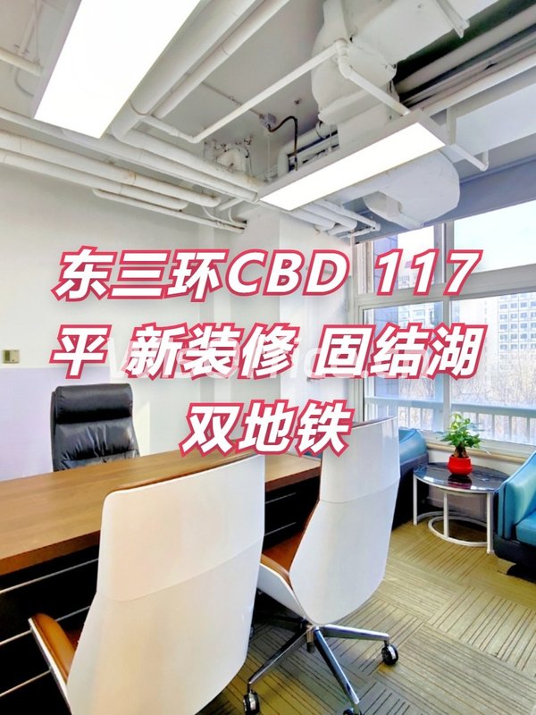 东三环CBD 117平 新装修 固结湖双地铁 - 首图