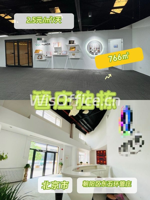 766㎡独栋两层，价格可谈南北双采光 - 首图